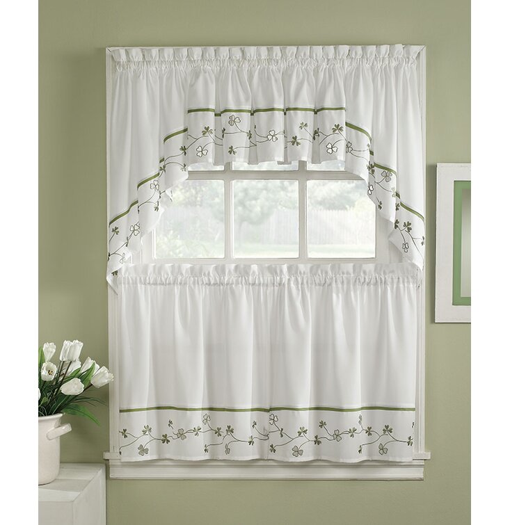 Swag kitchen deals curtains